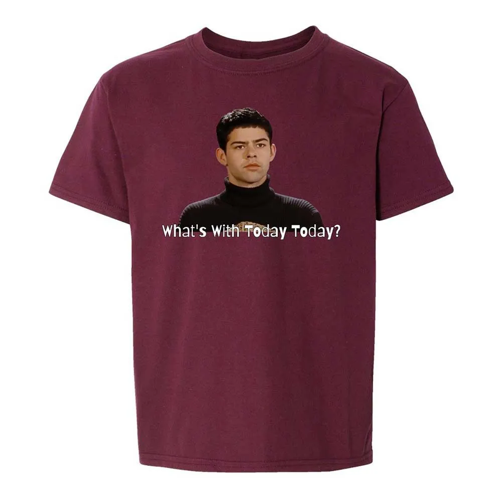 Kids T-Shirt - LCFFHU2F - Maroon - 14
