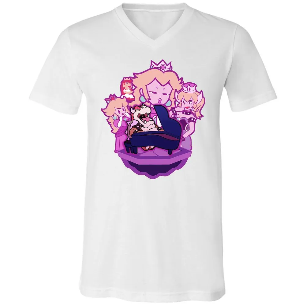 Unisex V-Neck T-Shirt - 1PBRJDFS - White - 16