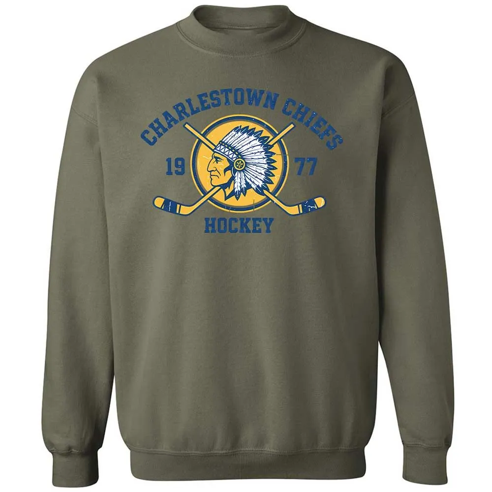 Charlestown Chiefs Hockey - Military Green - 21