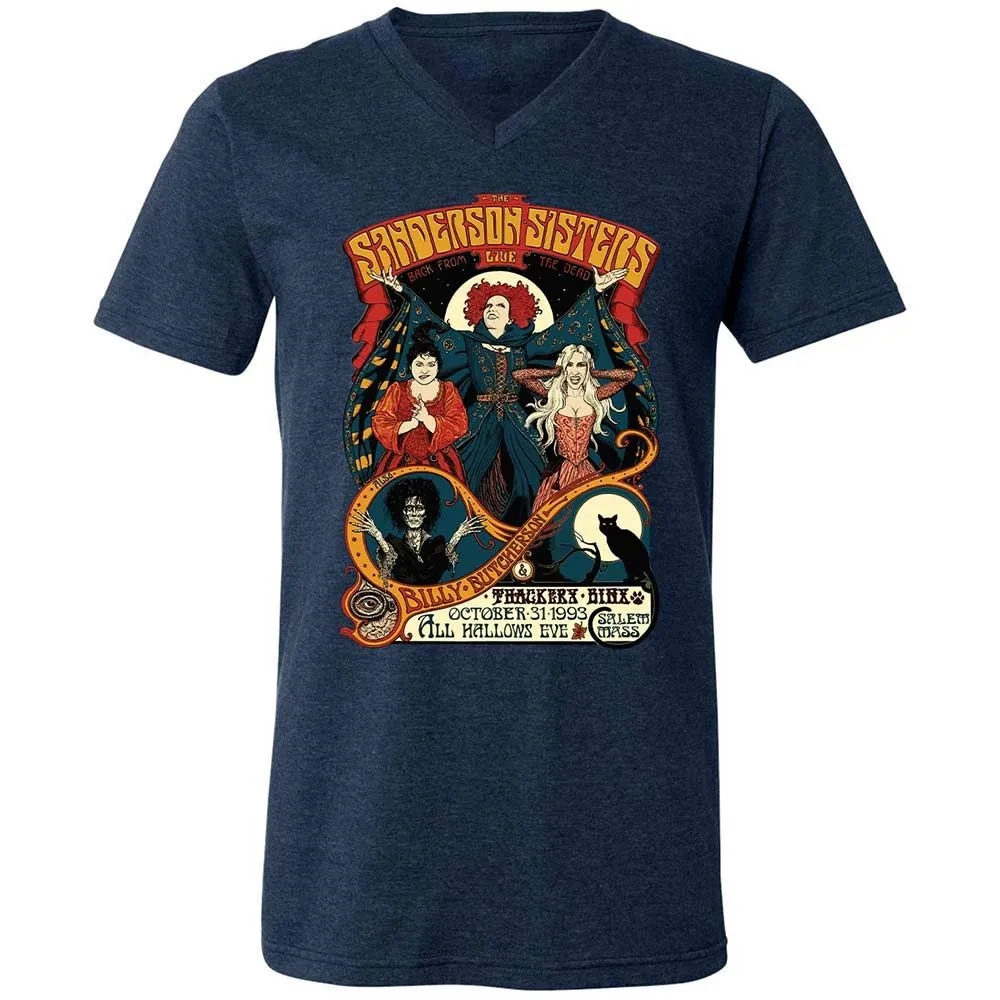 Unisex V-Neck T-Shirt - PWE938TY - Heather Navy - 3