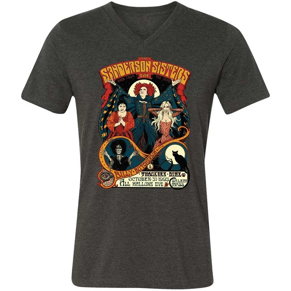 Unisex V-Neck T-Shirt - PWE938TY - Dark Grey Heather - 9