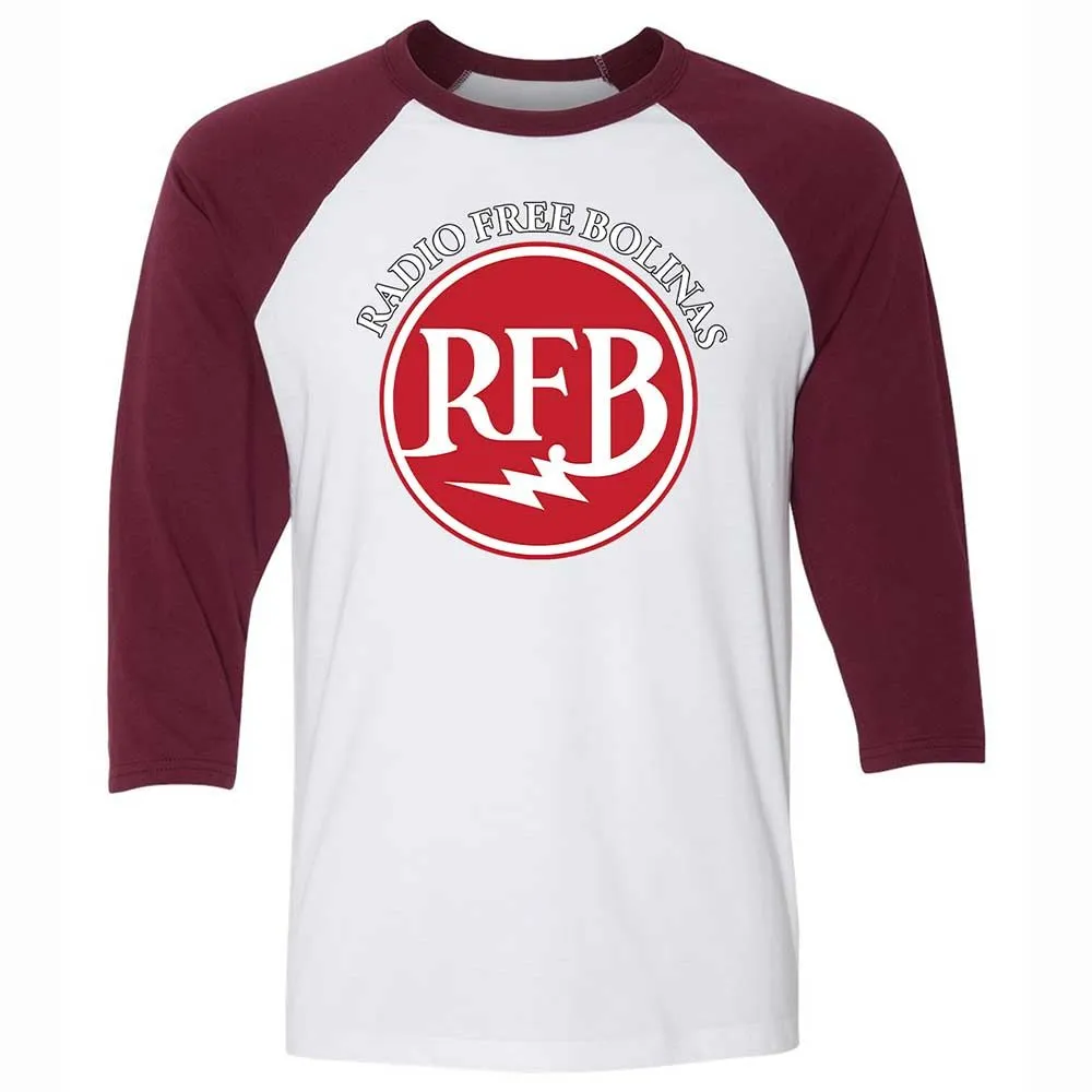 Unisex 3/4 Baseball Tee - NC93QLDX - White/Maroon - 7