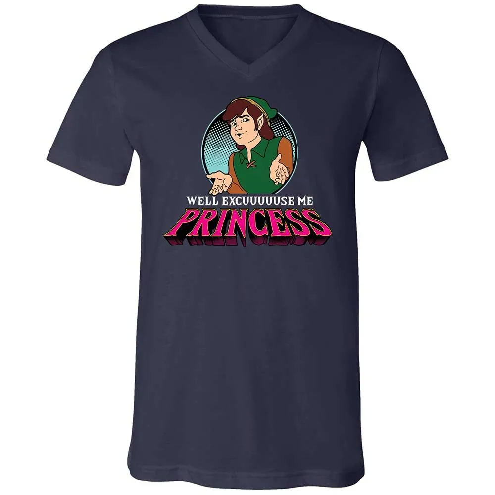 Unisex V-Neck T-Shirt - JKRLQ53Z - Navy - 2