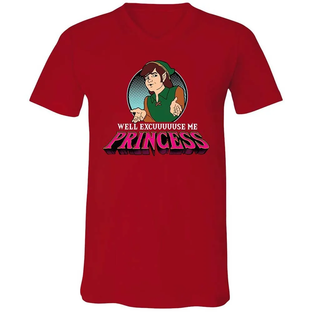 Unisex V-Neck T-Shirt - JKRLQ53Z - Red - 6