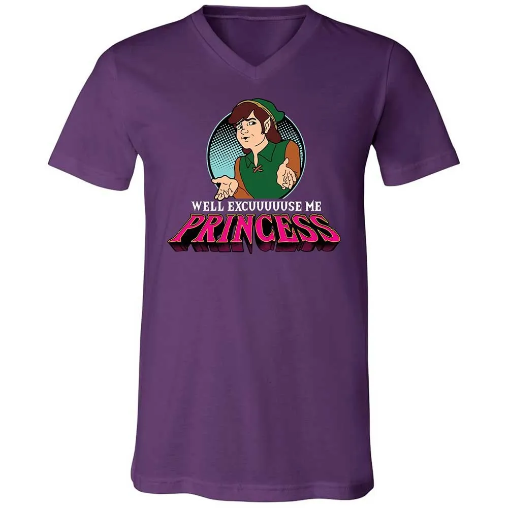 Unisex V-Neck T-Shirt - JKRLQ53Z - Team Purple - 10