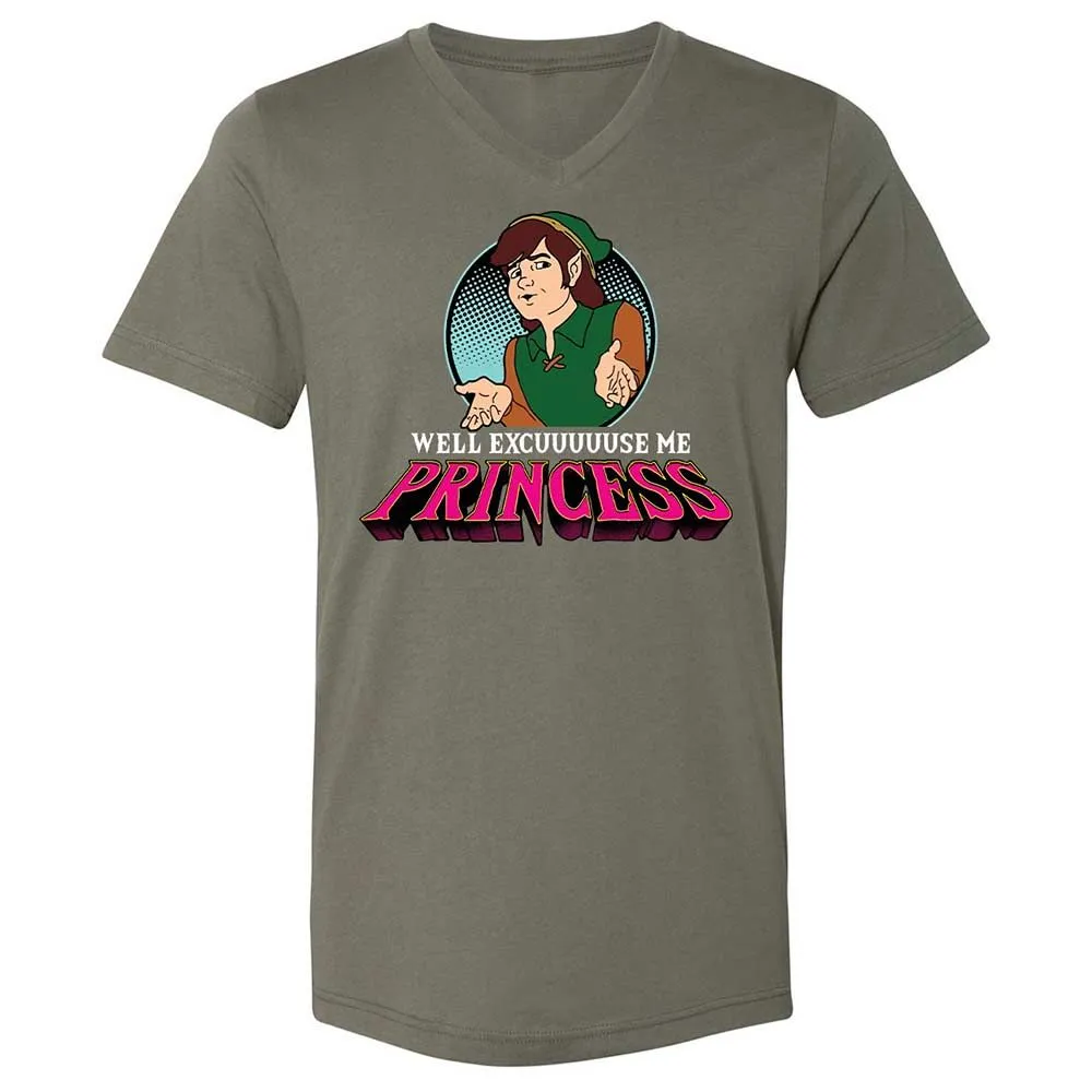 Unisex V-Neck T-Shirt - JKRLQ53Z - Military Green - 11
