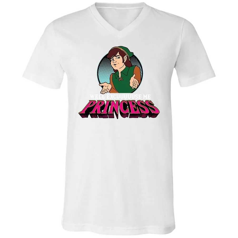 Unisex V-Neck T-Shirt - JKRLQ53Z - White - 16