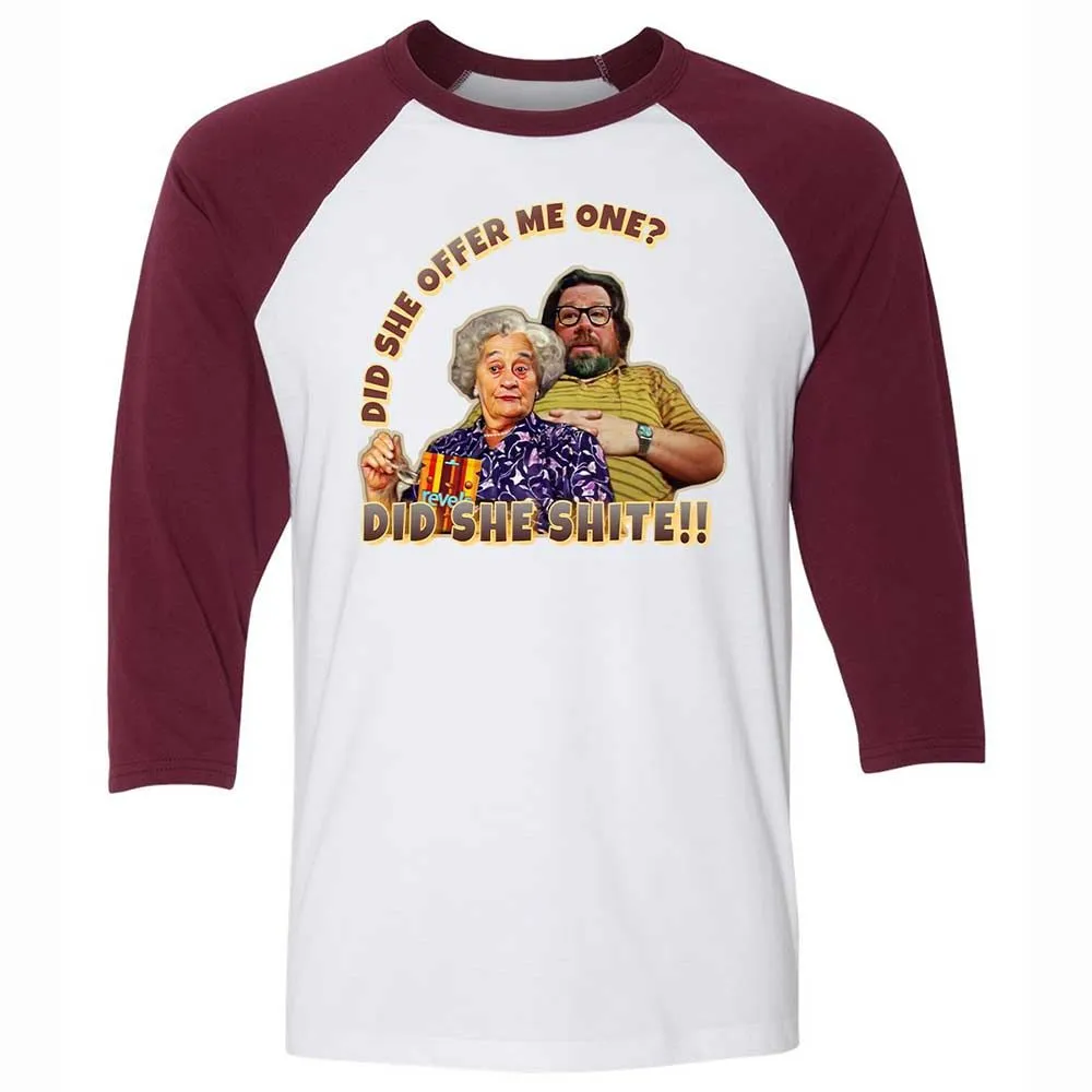 Unisex 3/4 Baseball Tee - 191WK75U - White/Maroon - 7