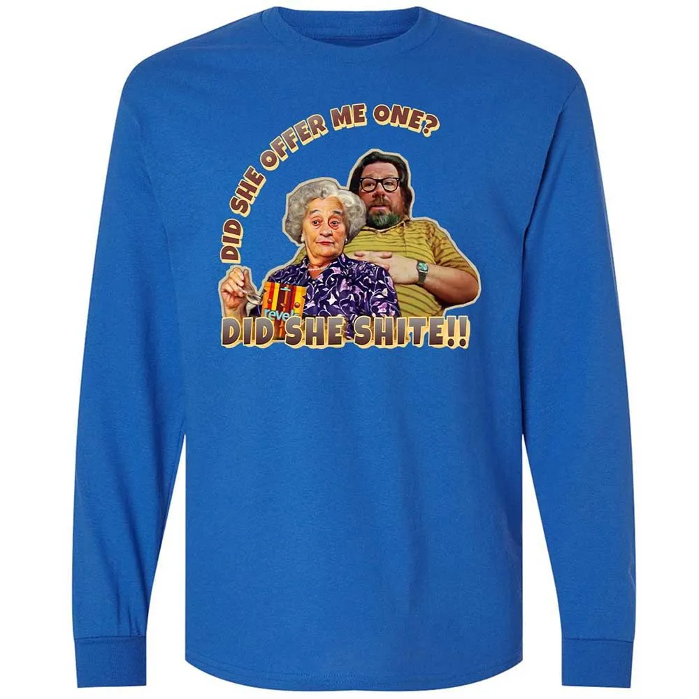 Long Sleeve T-Shirt - 1E3EXNDV - Royal - 7