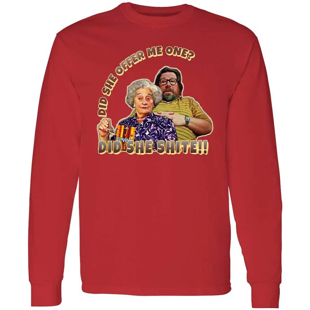 Long Sleeve T-Shirt - 1E3EXNDV - Red - 8