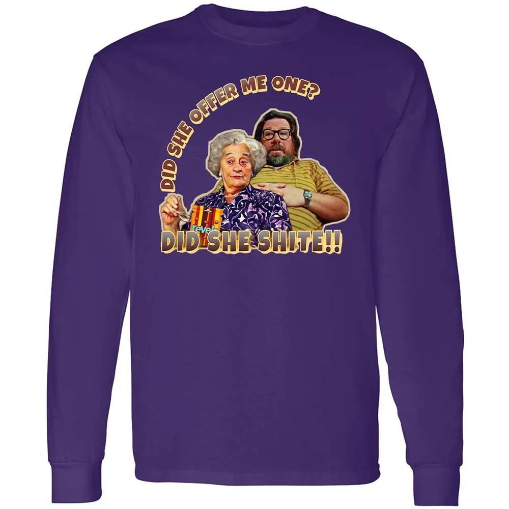 Long Sleeve T-Shirt - 1E3EXNDV - Purple - 9