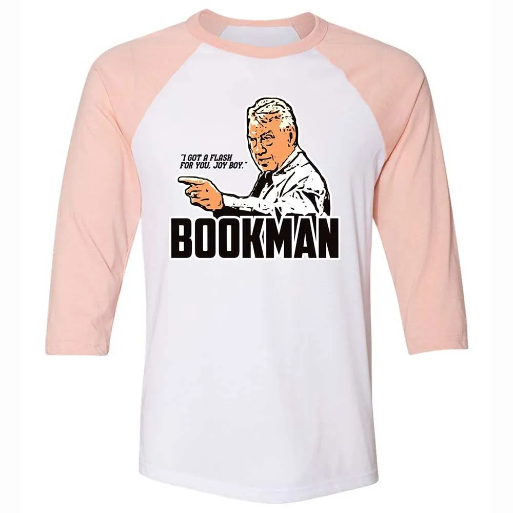 Unisex 3/4 Baseball Tee - NJ8NCLKF - White/Heather Peach - 5