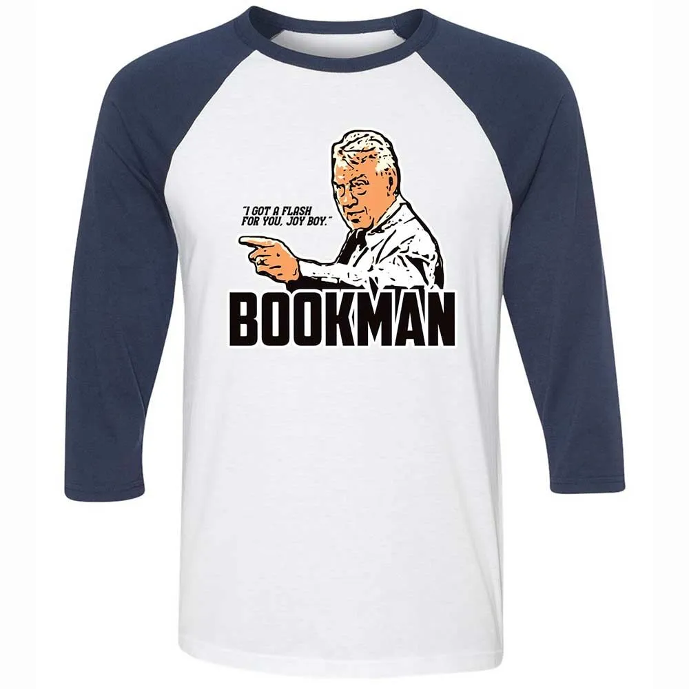 Unisex 3/4 Baseball Tee - NJ8NCLKF - White/Navy - 8