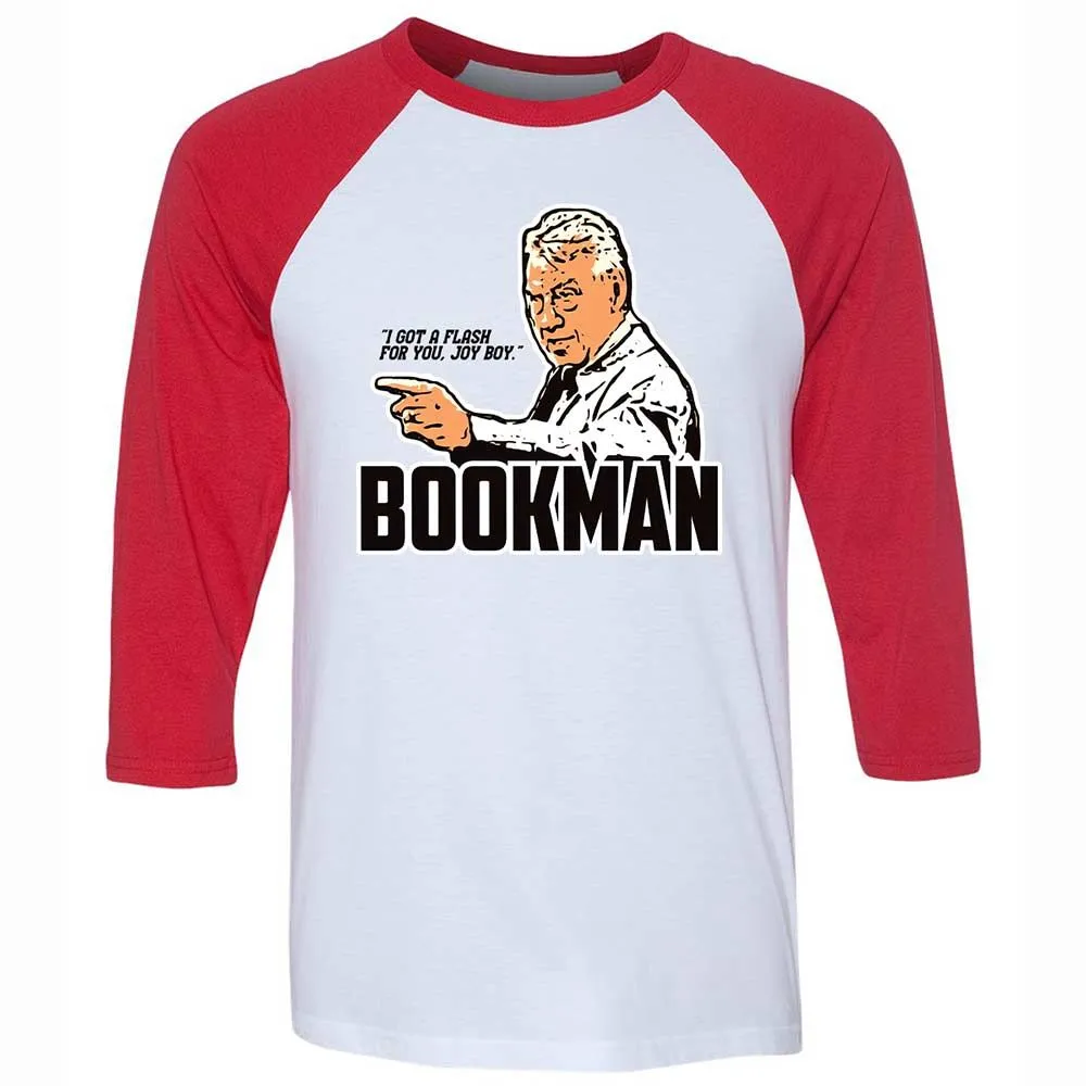 Unisex 3/4 Baseball Tee - NJ8NCLKF - White/Red - 9
