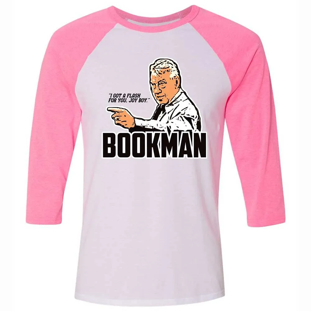 Unisex 3/4 Baseball Tee - NJ8NCLKF - White/Neon Pink - 12