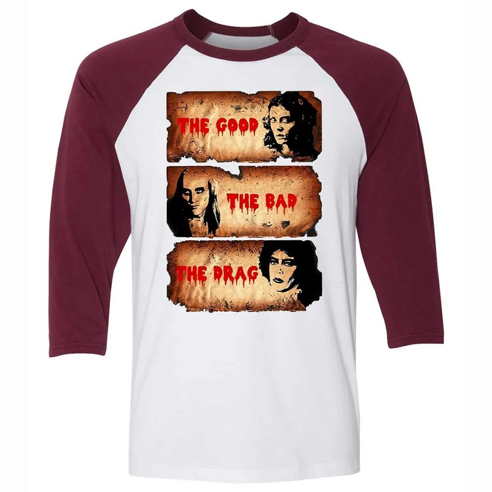 The Good, The Bad, The Drag - White/Maroon - 7