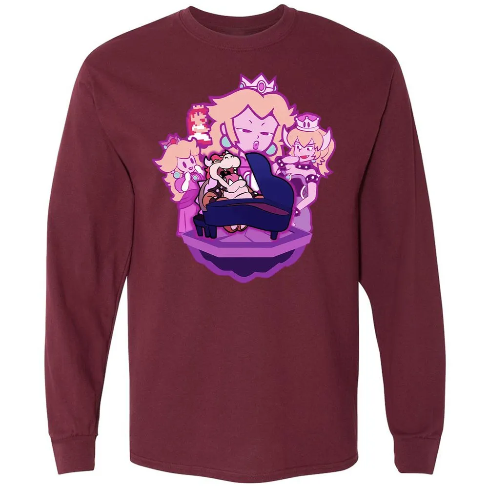 Long Sleeve T-Shirt - 7TN4J4SQ - Maroon - 6