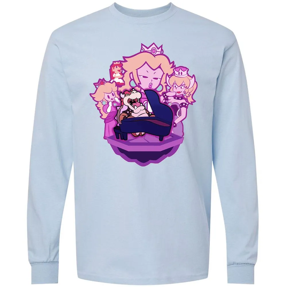 Long Sleeve T-Shirt - 7TN4J4SQ - Light Blue - 18