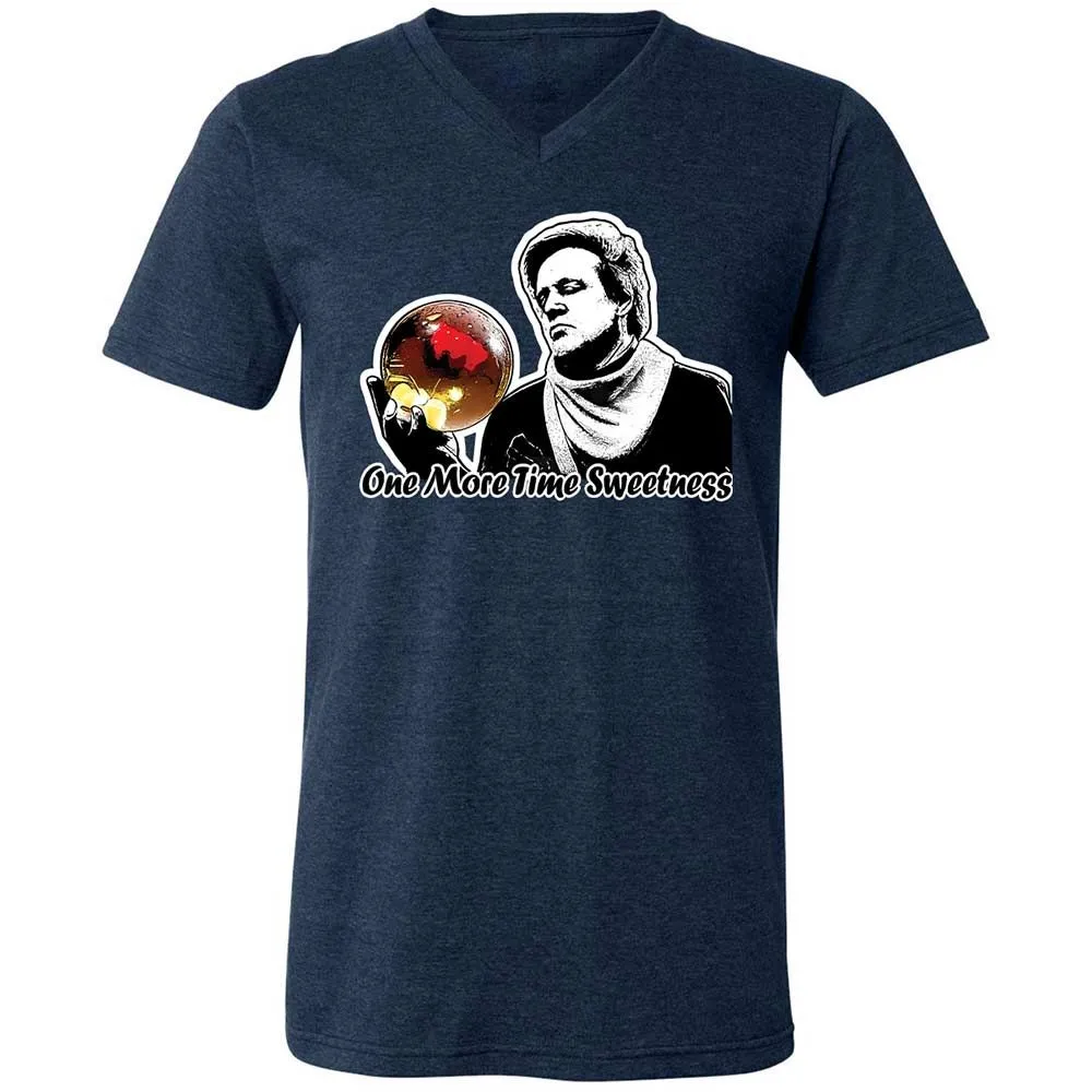 Unisex V-Neck T-Shirt - ZVQBVBU3 - Heather Navy - 3