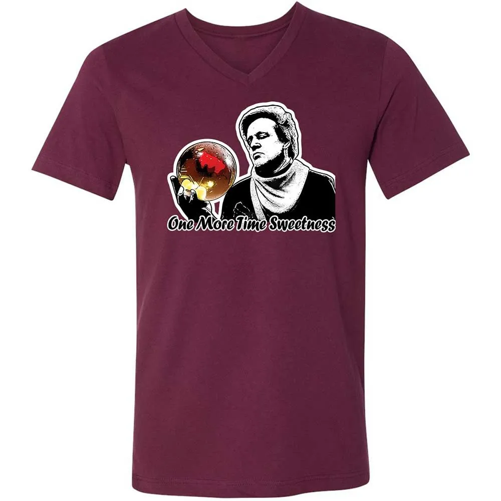 Unisex V-Neck T-Shirt - ZVQBVBU3 - Maroon - 8
