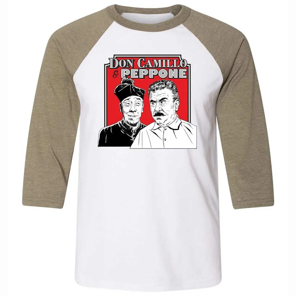 Unisex 3/4 Baseball Tee - QEGH2Y3D - White/Heather Olive - 4