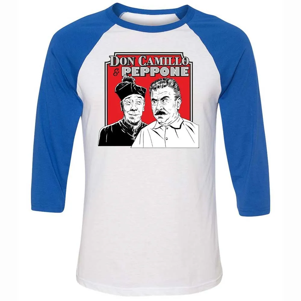 Unisex 3/4 Baseball Tee - QEGH2Y3D - White/True Royal - 10