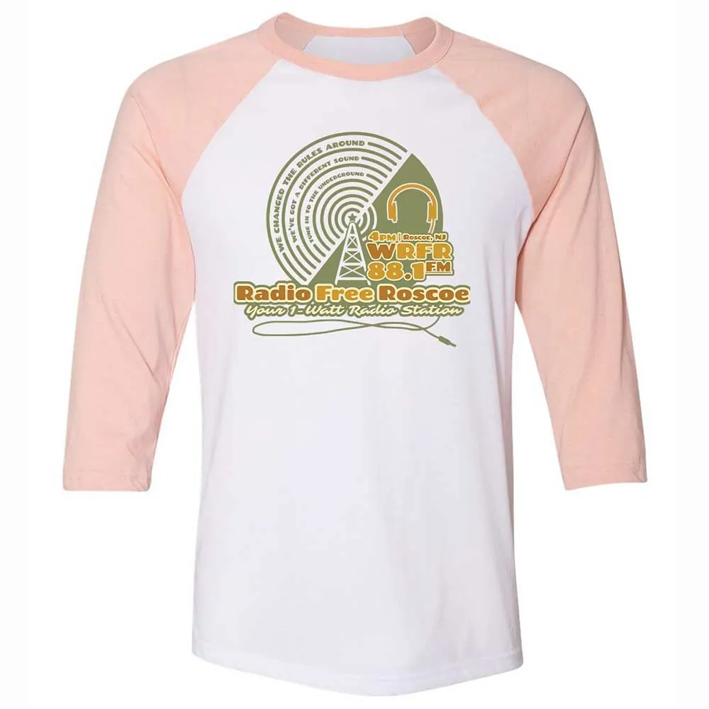 Radio Free Roscoe - White/Heather Peach - 5