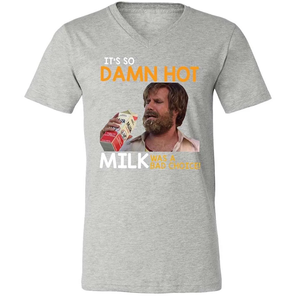 Unisex V-Neck T-Shirt - TZDVDHMY - Athletic Heather - 15