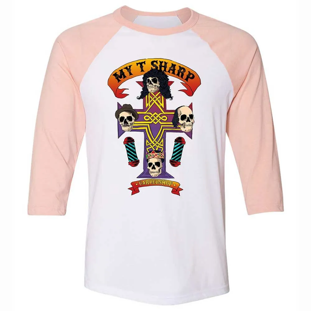 My-T-Sharp Barbershop - White/Heather Peach - 5