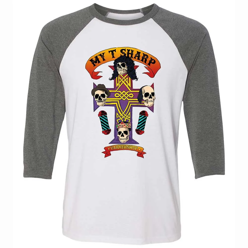 My-T-Sharp Barbershop - White/Deep Heather - 11