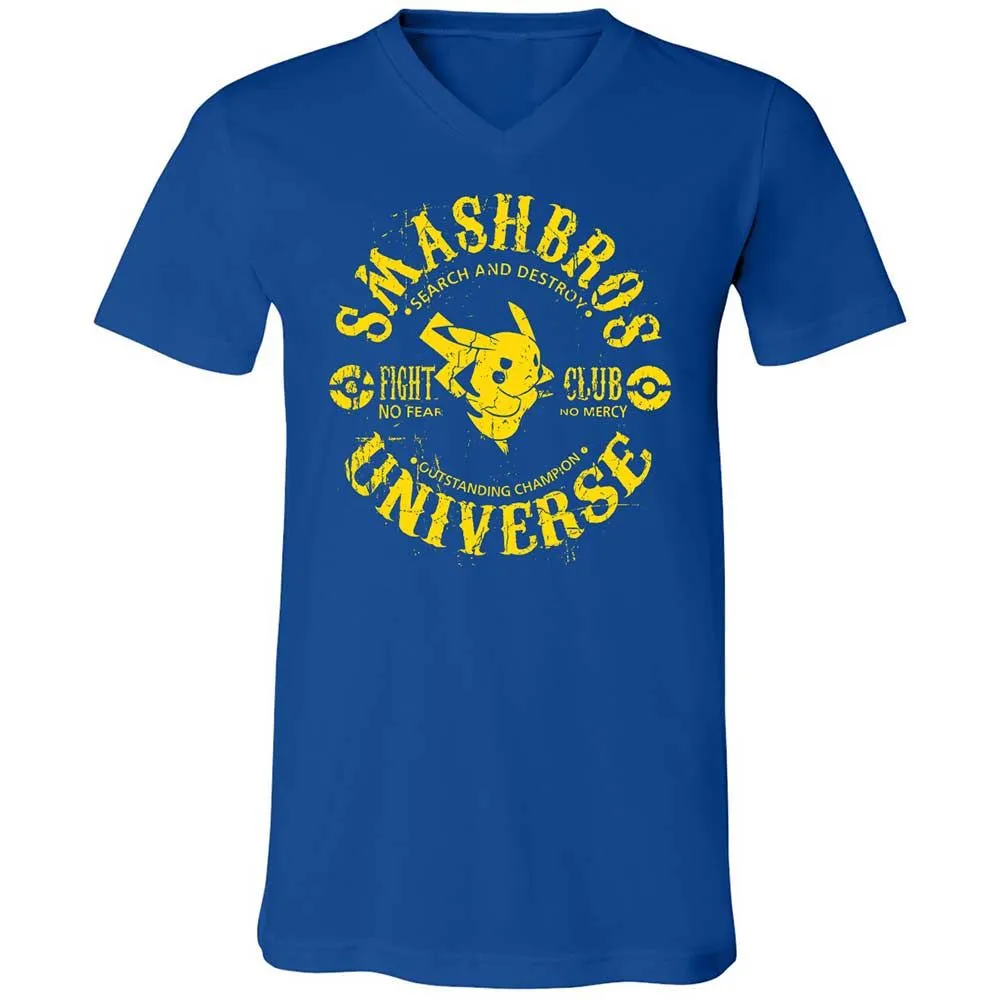 Unisex V-Neck T-Shirt - 5BJ47WRY - True Royal - 4