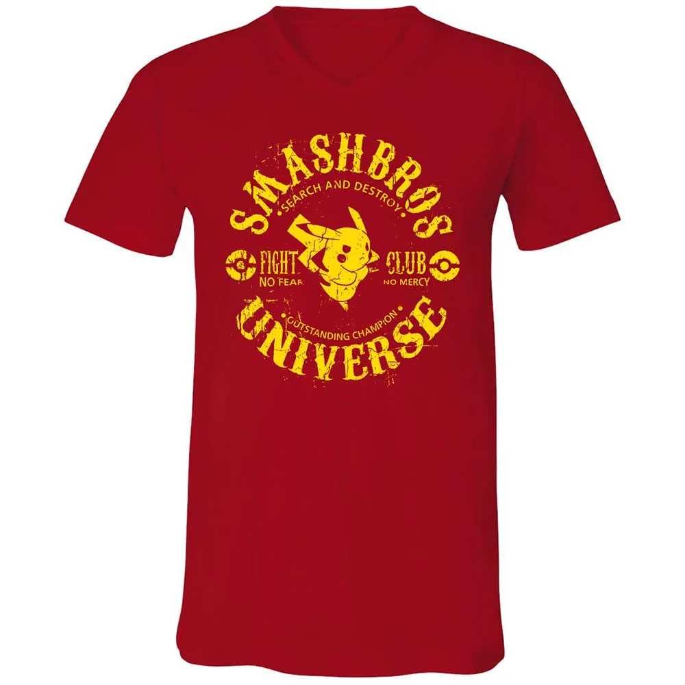 Unisex V-Neck T-Shirt - 5BJ47WRY - Red - 6