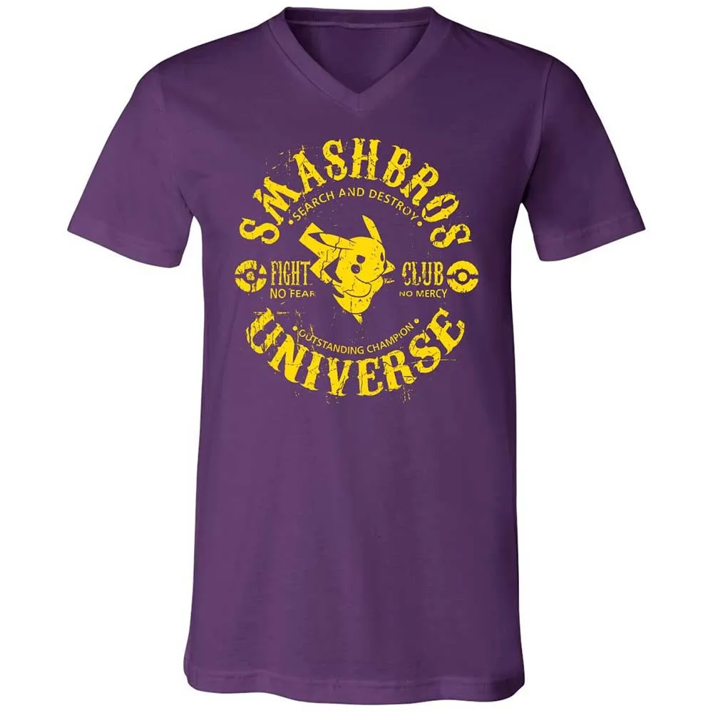Unisex V-Neck T-Shirt - 5BJ47WRY - Team Purple - 10
