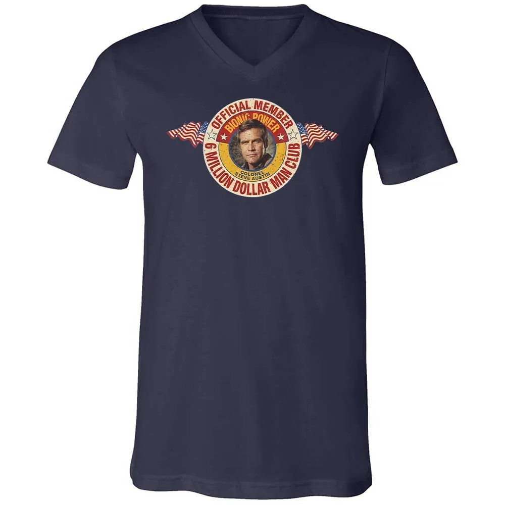Unisex V-Neck T-Shirt - ER8ULAD9 - Navy - 2