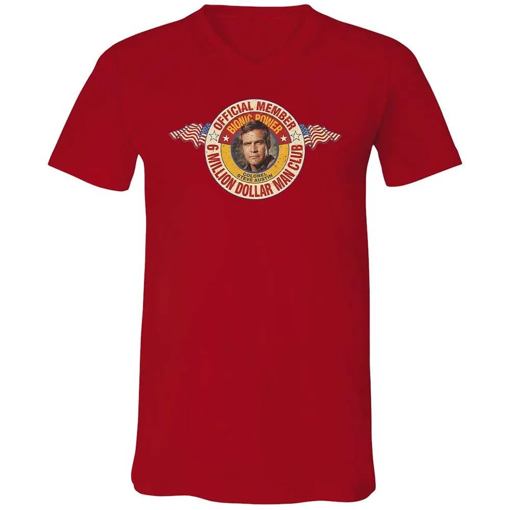 Unisex V-Neck T-Shirt - ER8ULAD9 - Red - 6