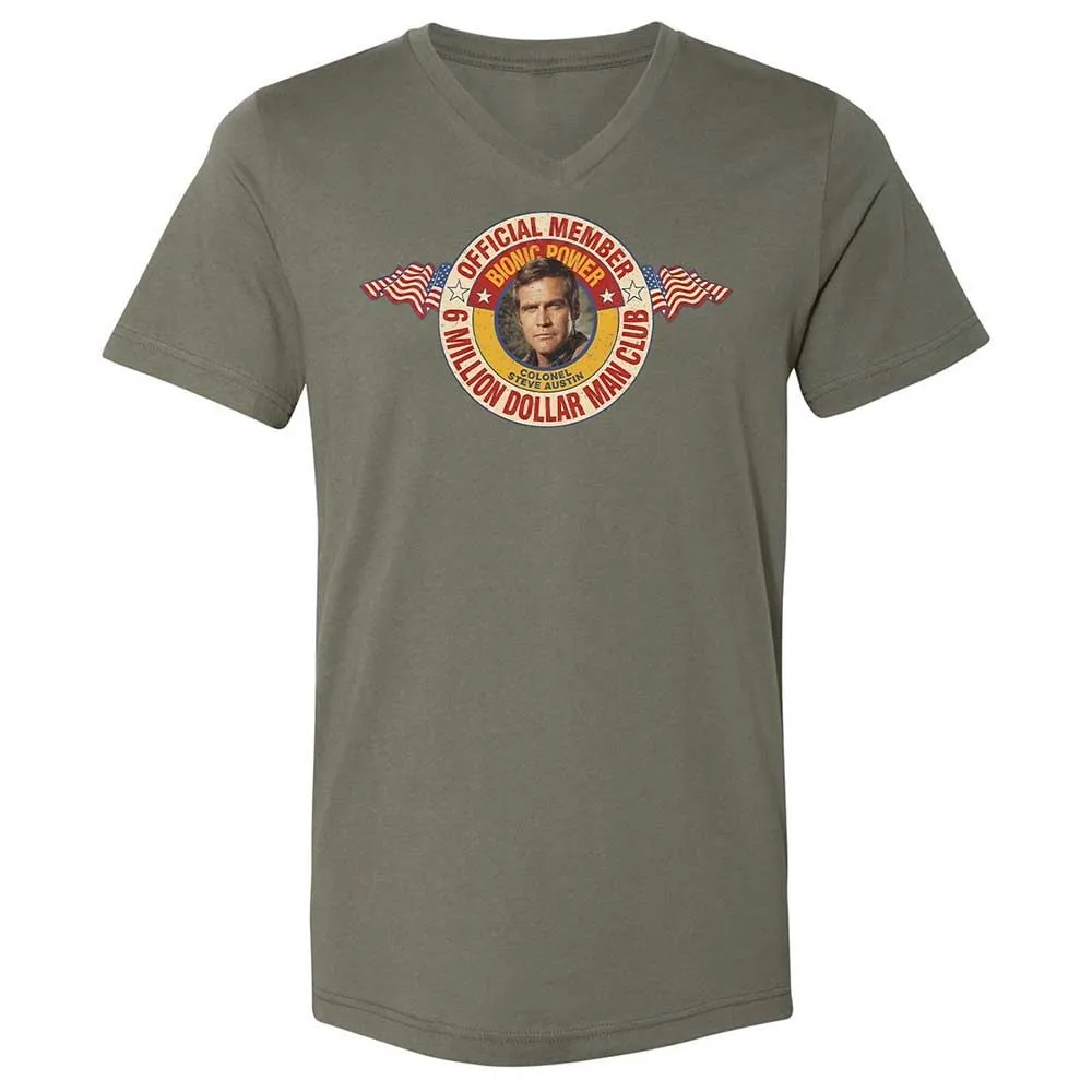 Unisex V-Neck T-Shirt - ER8ULAD9 - Military Green - 11