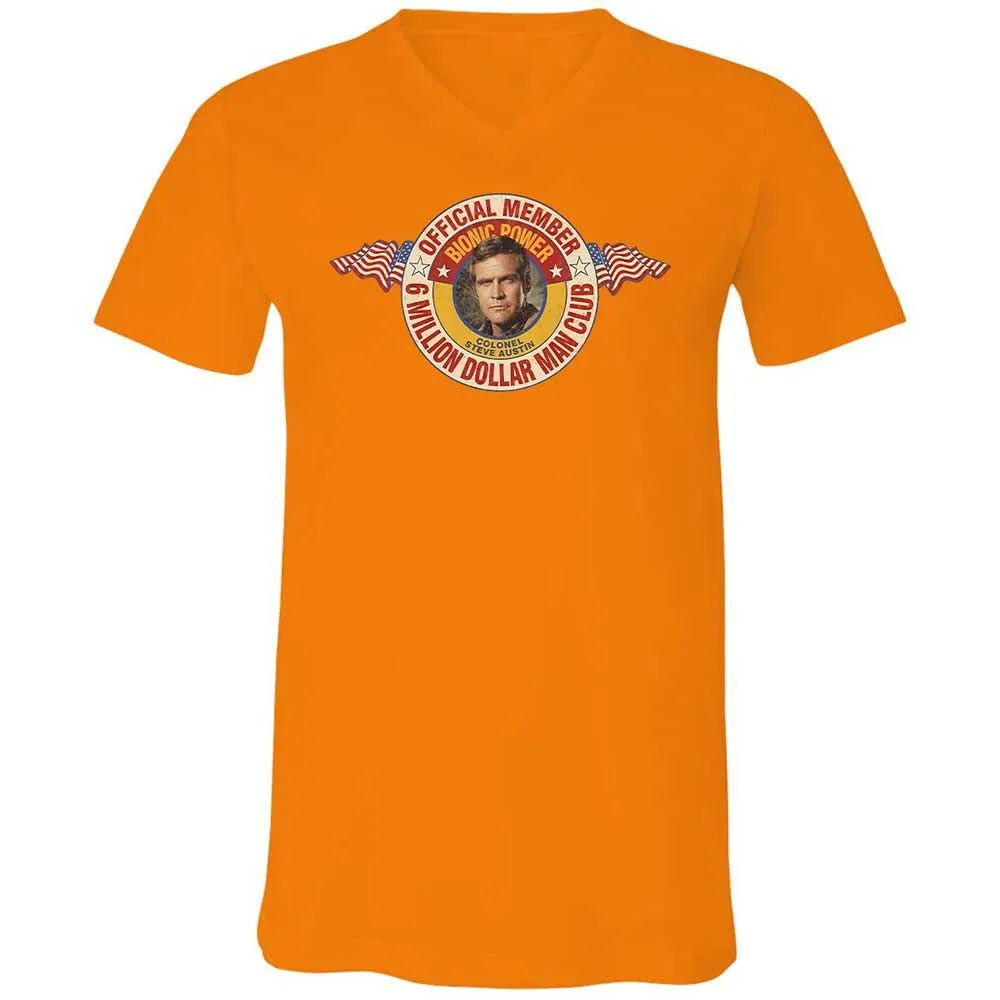 Unisex V-Neck T-Shirt - ER8ULAD9 - Orange - 12