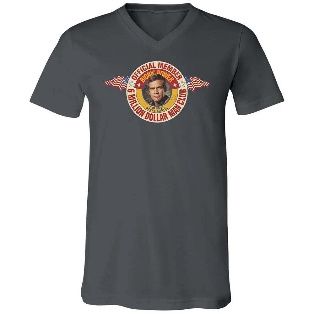 Unisex V-Neck T-Shirt - ER8ULAD9 - Asphalt - 13