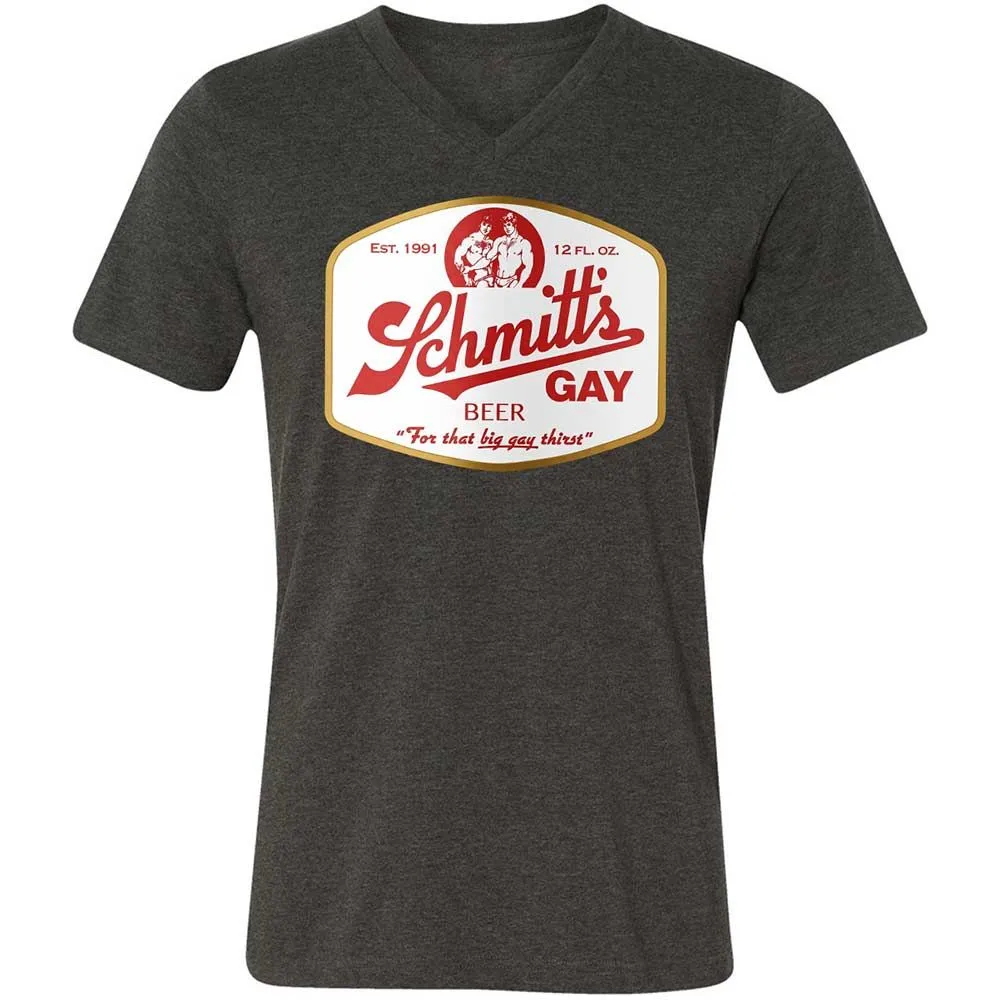 Schmitt's Gay Beer - Dark Grey Heather - 8