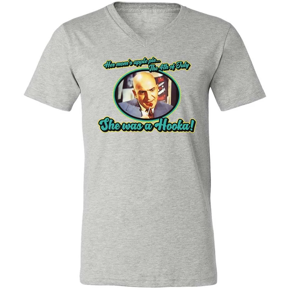 Unisex V-Neck T-Shirt - 1C95DFR7 - Athletic Heather - 15