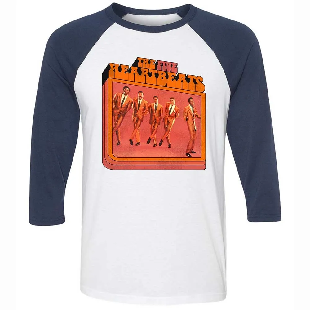 The Five Heartbeats - White/Navy - 8
