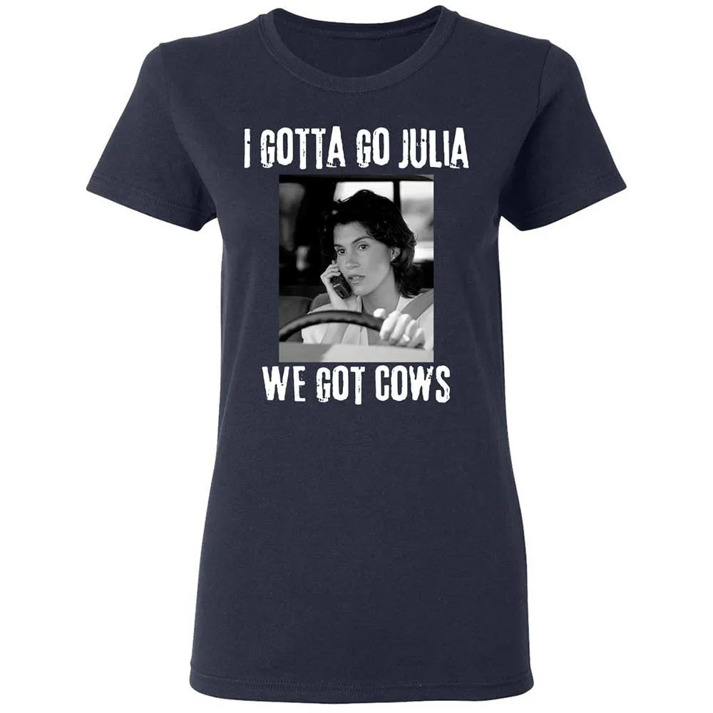 Women's T-Shirt - U9FJQRCS - Navy - 2