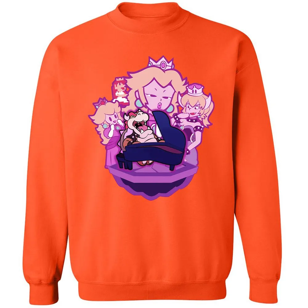 Classic Unisex Sweatshirt - QGU37UKW - Orange - 12