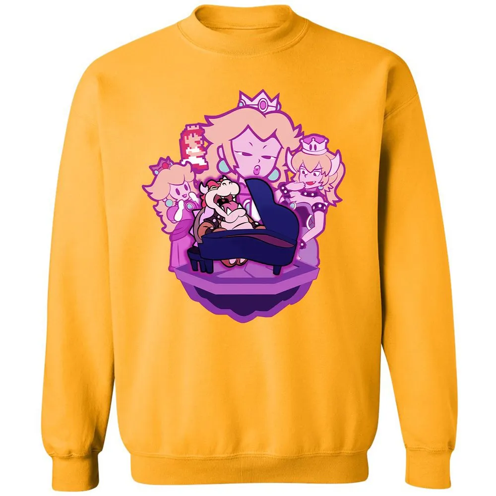 Classic Unisex Sweatshirt - QGU37UKW - Gold - 14