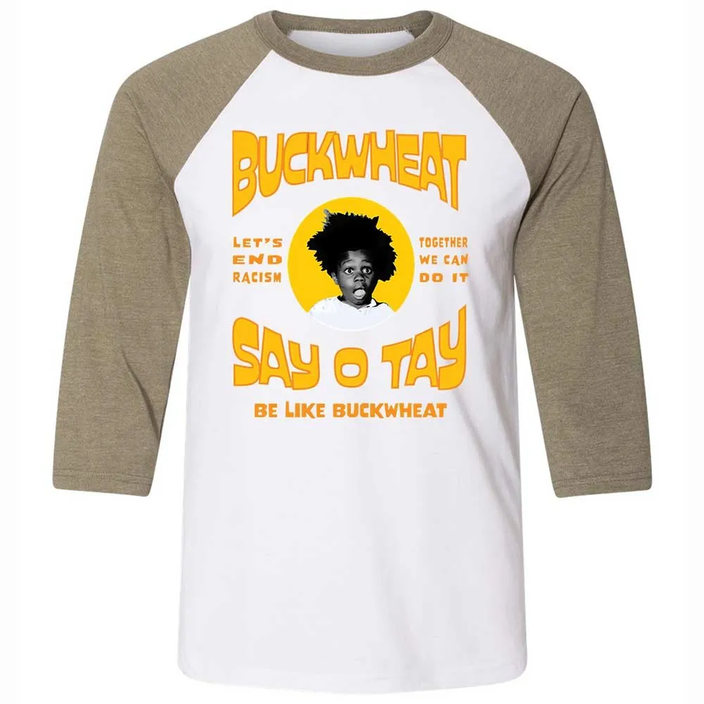 Buckwheat Say OTay - White/Heather Olive - 4