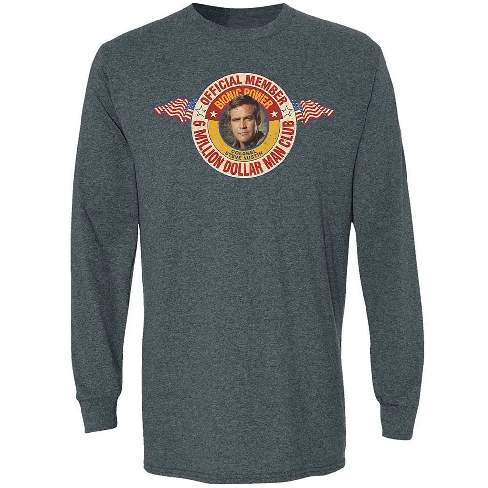 Long Sleeve T-Shirt - D1VGR2YN - Dark Heather - 5