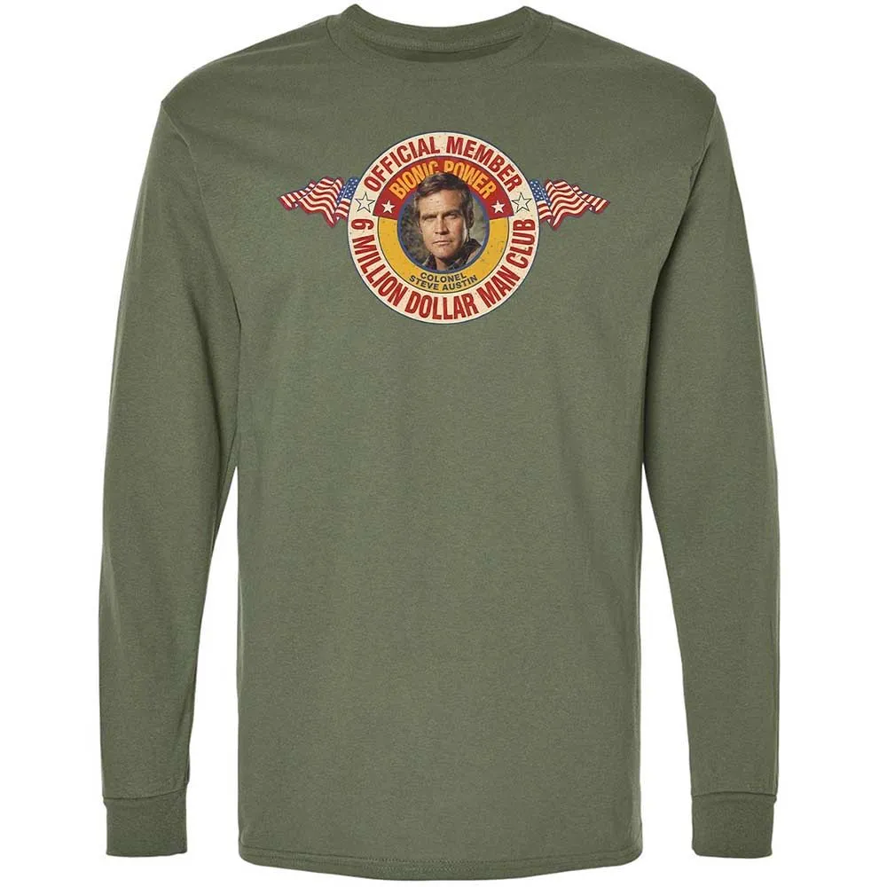 Long Sleeve T-Shirt - D1VGR2YN - Military Green - 9