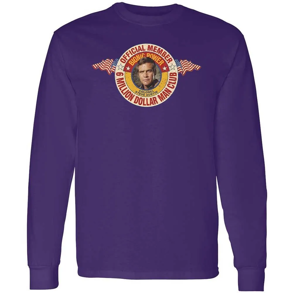 Long Sleeve T-Shirt - D1VGR2YN - Purple - 12