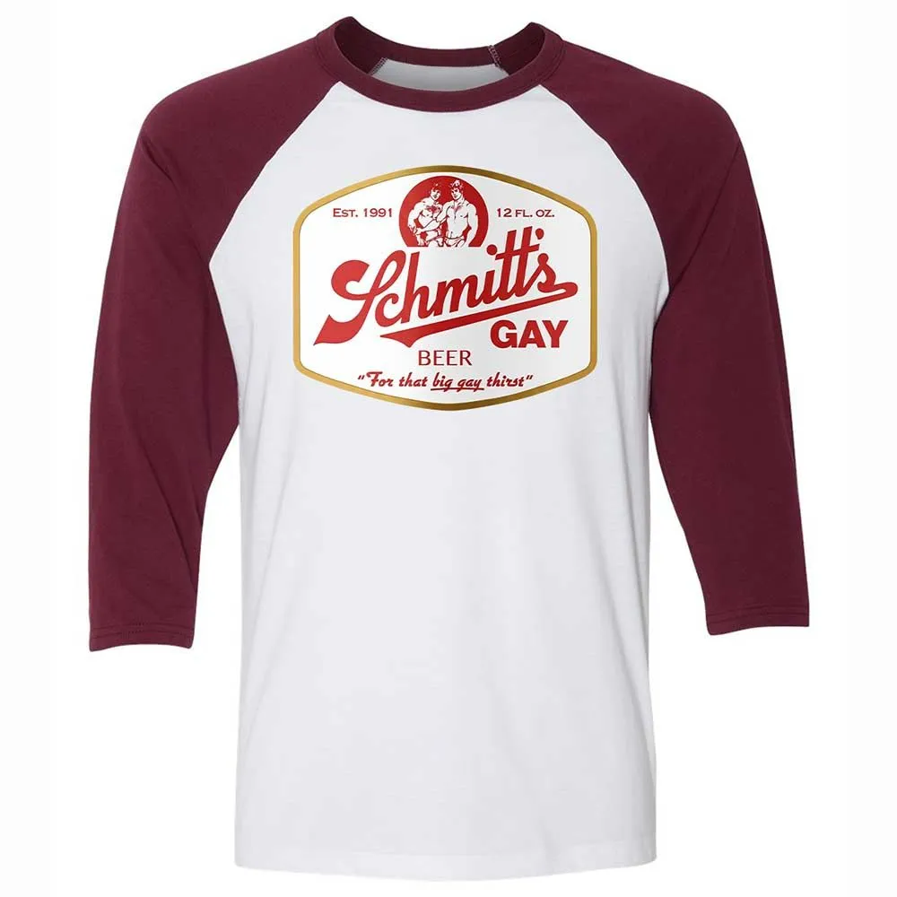 Schmitt's Gay Beer - White/Maroon - 7