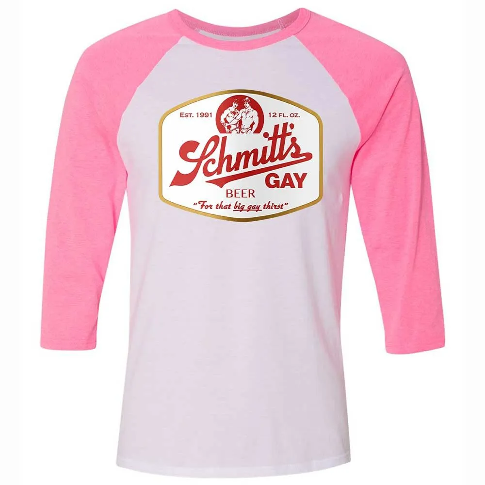 Schmitt's Gay Beer - White/Neon Pink - 12